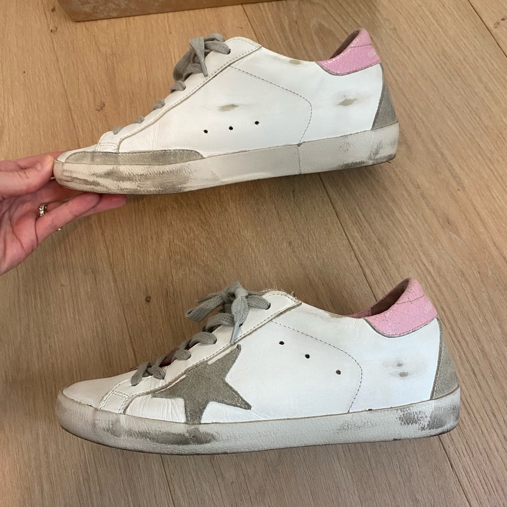 Golden Goose Superstar White & Pink - Picture 3 of 11